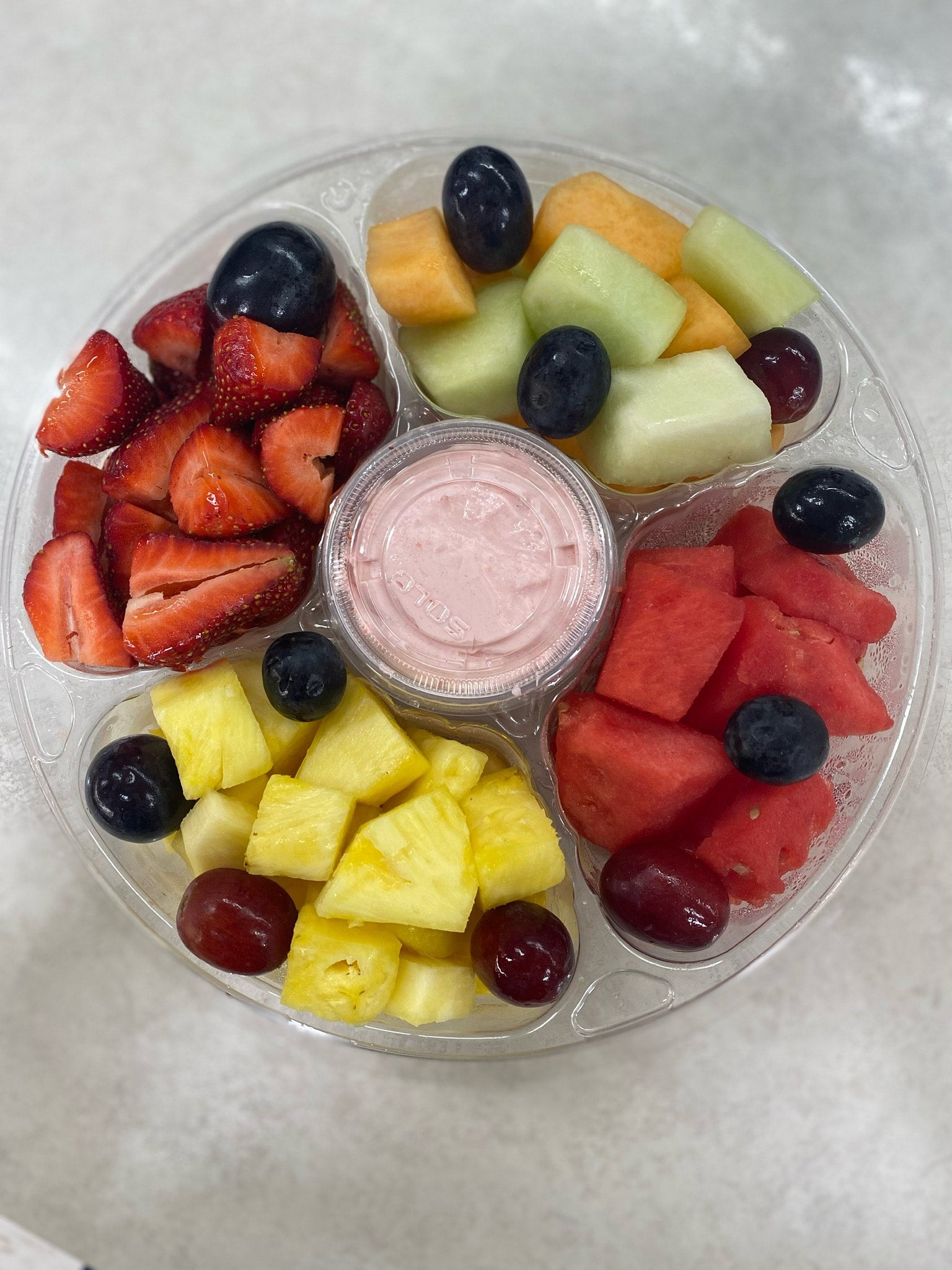 Cut fruit tray sale